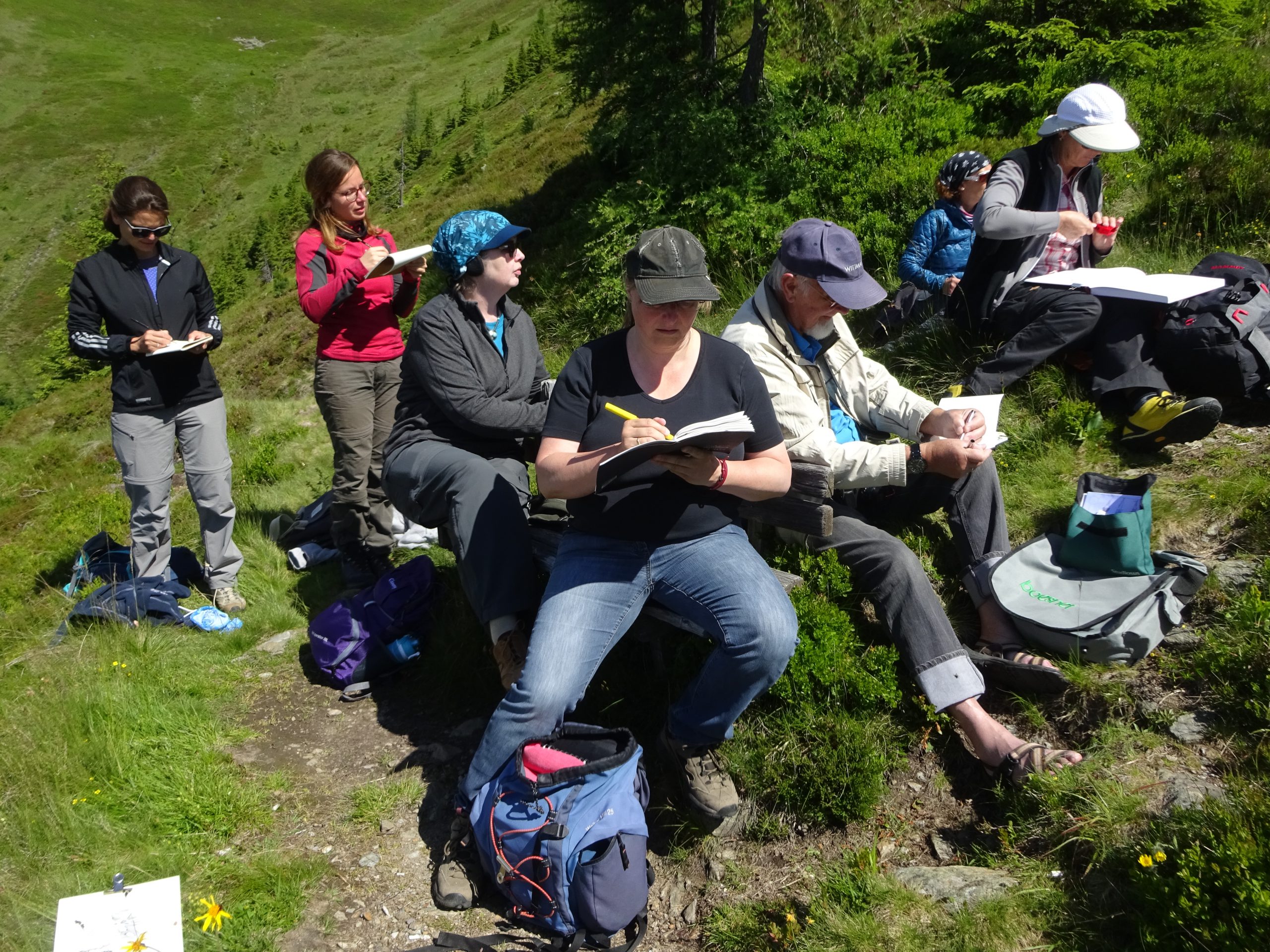 Urban Sketching Workshop Wildkogel / Austria