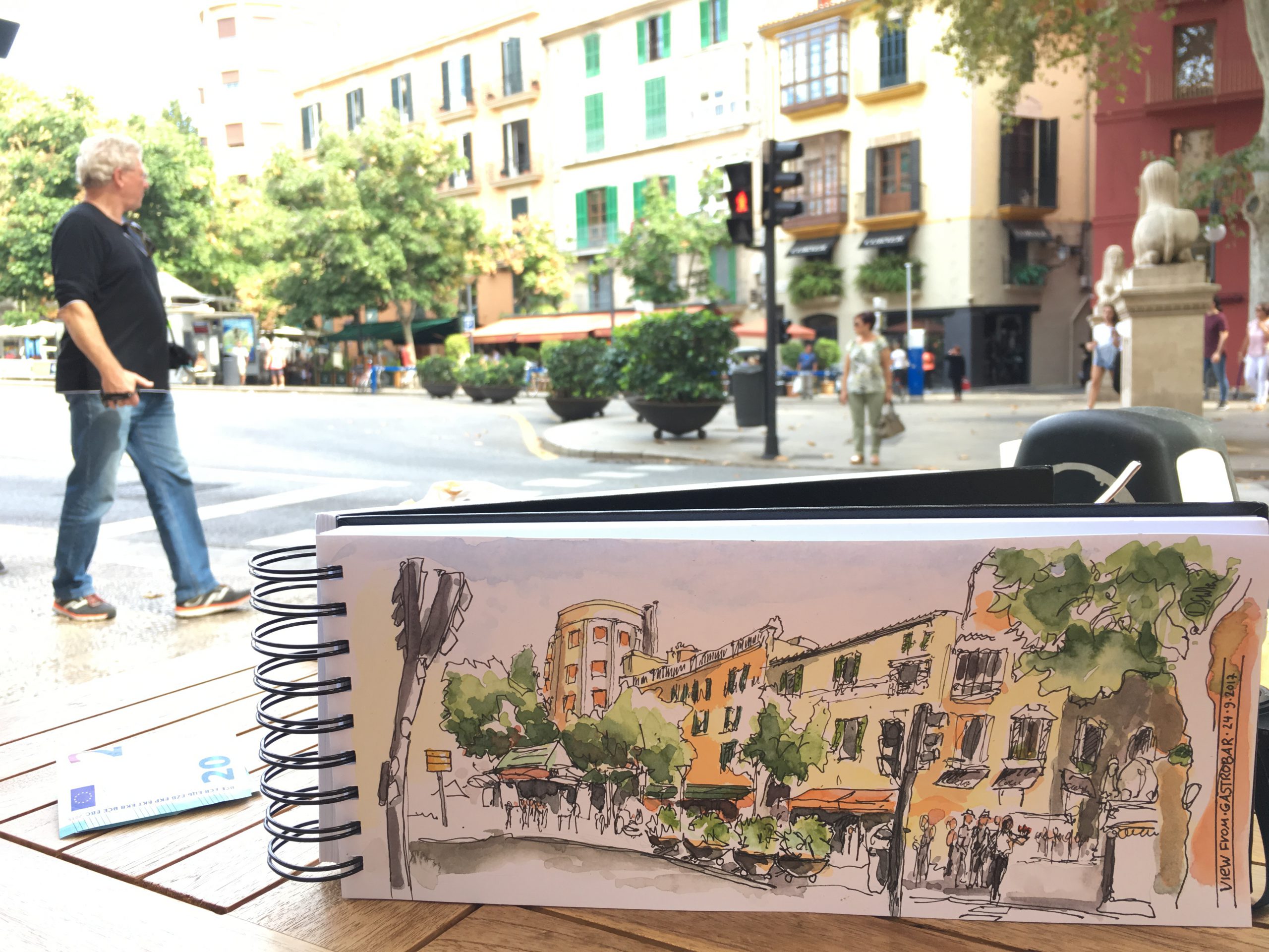 Urban Sketching auf Mallorca