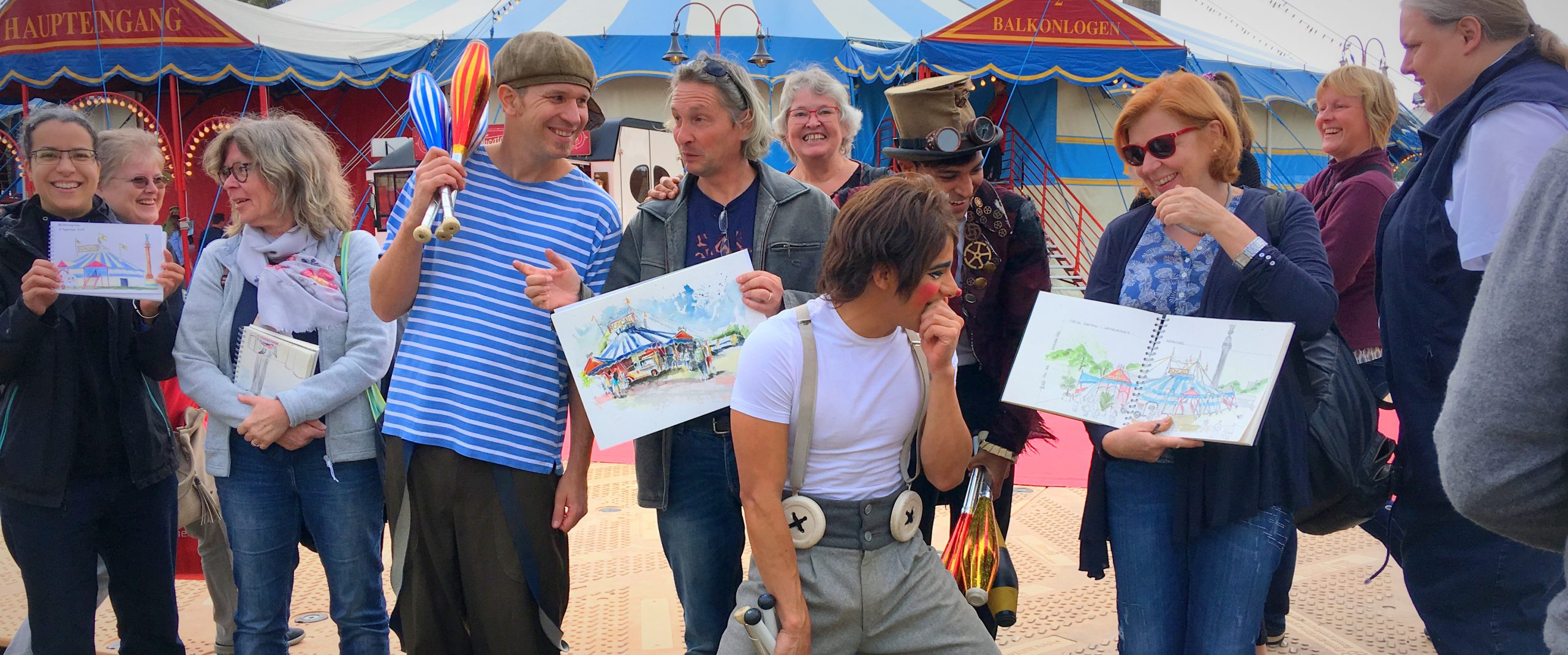 Sketching im Circus Roncalli